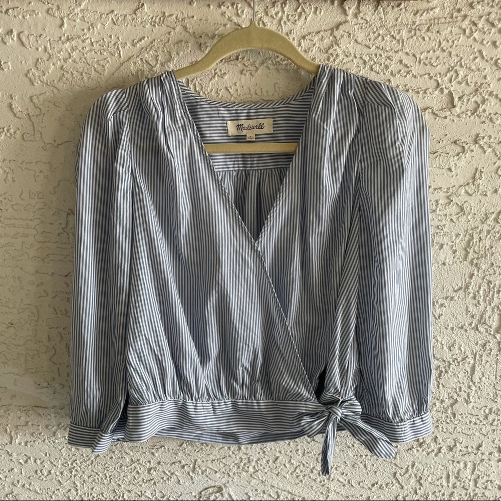 Madewell Front Tie Crop Top